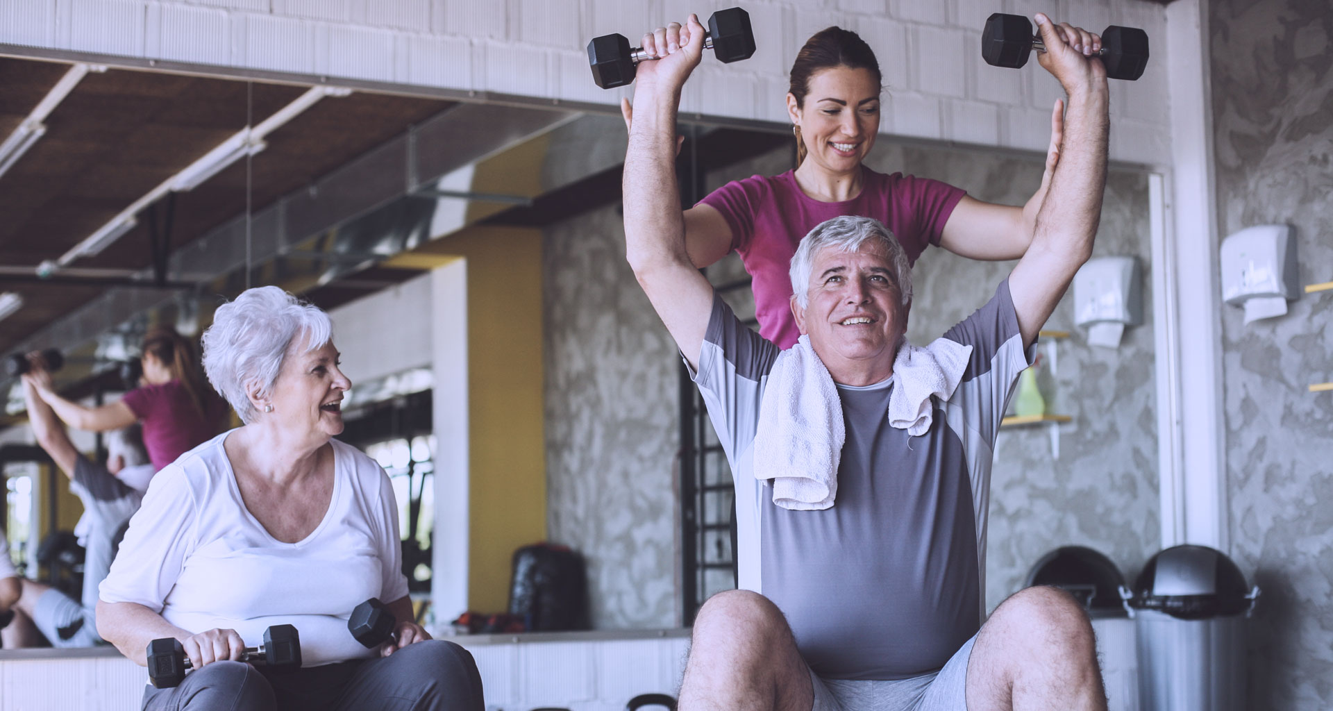 fitness with aged people