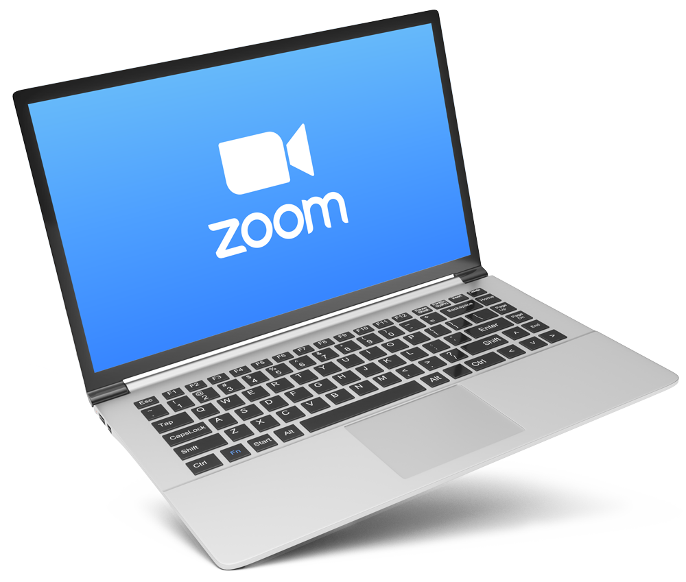 zoom icon on laptop