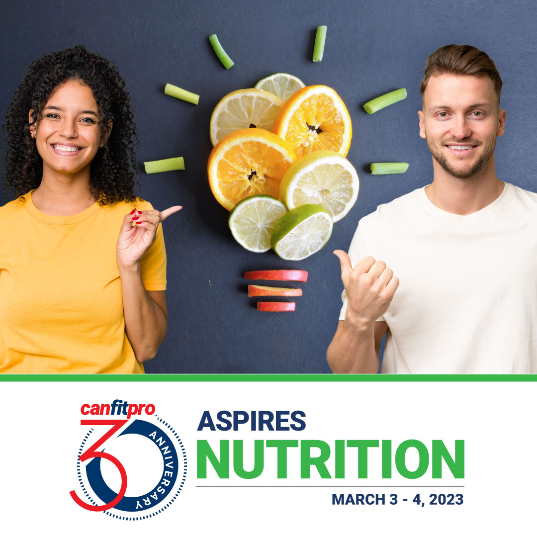 canfitpro 2023 Nutrition event branding
