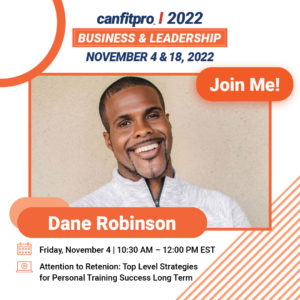 canfitpro 2022 online: Business & Leadership presenter: Dane Robinson