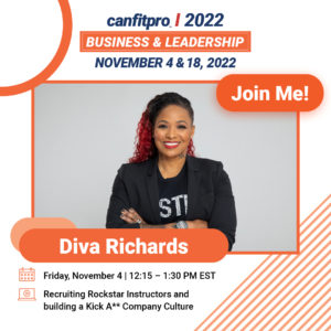 canfitpro 2022 online: Business & Leadership presenter: Diva Richards