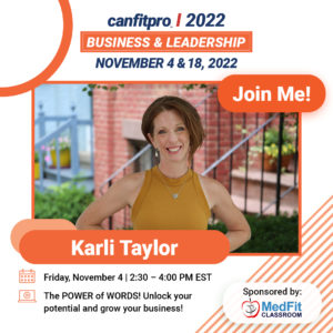 canfitpro 2022 online: Business & Leadership presenter: Karli Taylor