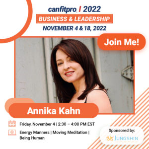 canfitpro 2022 online: Business & Leadership presenter: Annika Kahn